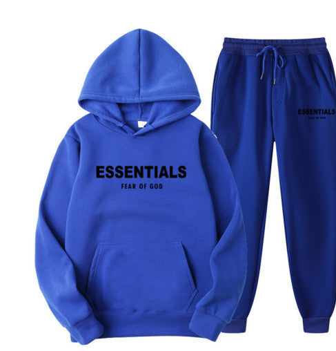 Fear Of God Essentials Blue+Black Tracksuit