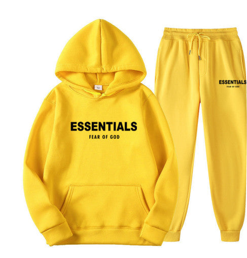 Fear Of God Essentials Yellow+ Black Tracksuit
