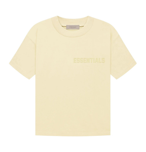 Essentials Pale Yellow T shirt