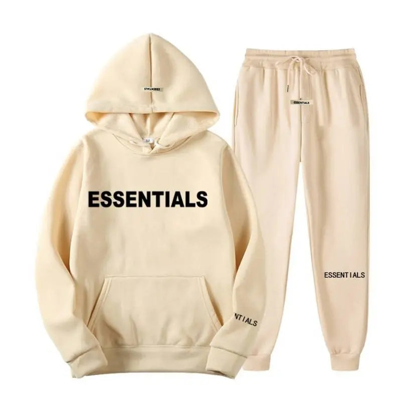 Cream Fear Of God Essential Tracksuit