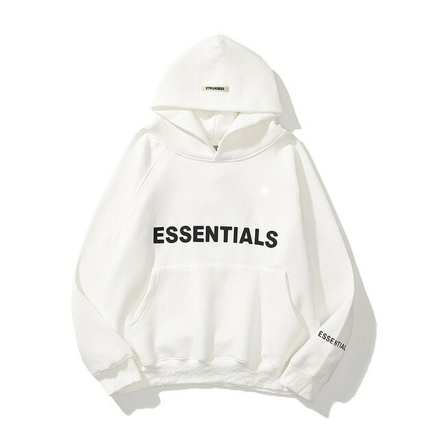 ESSENTIALS Oversized Hoodie White