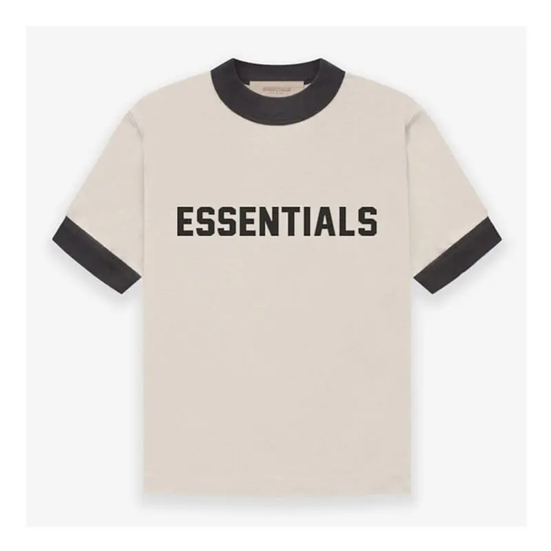 Essentials Kids V-Neck Wheat T-Shirt