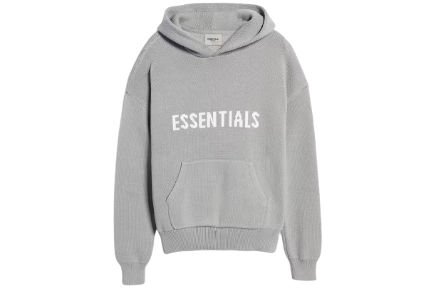 Fear of God Essentials Knit Pullover Hoodie (SS21) Cement/Pebble