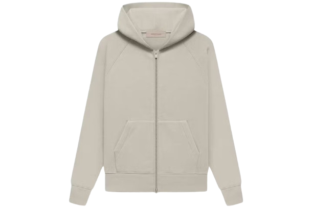 Fear of God Essentials Full-zip Hoodie Smoke