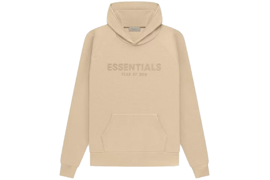 Fear of God Essentials Waffle Raglan Hoodie Sand