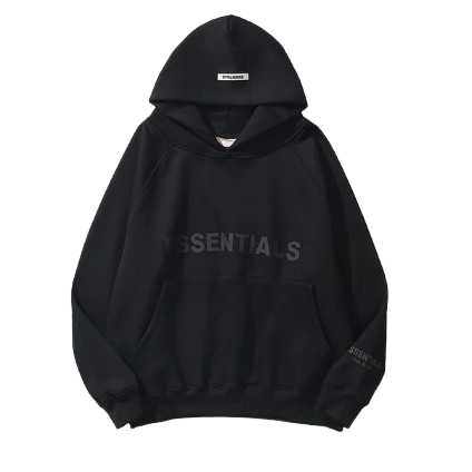 Essentials Hoodie Black Men Women