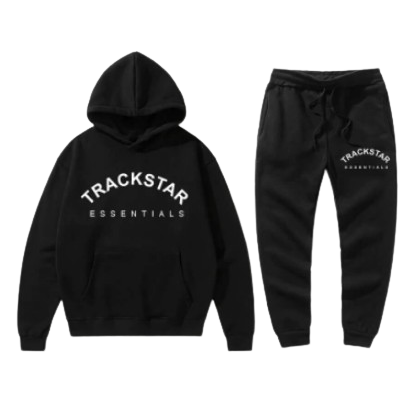 Trackstar Essential Premium Tracksuit – Black