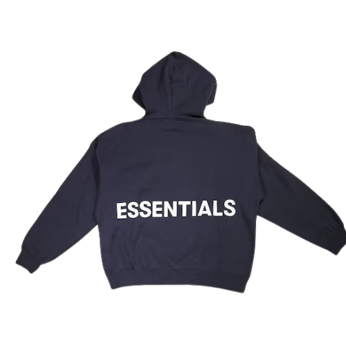 Essentials Graphic Pullover Navy Hoodie
