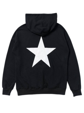 Fear Of God Essentials Star Hoodie Black