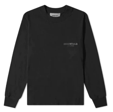 Black ESSENTIALS Core Crew Sweatshirt