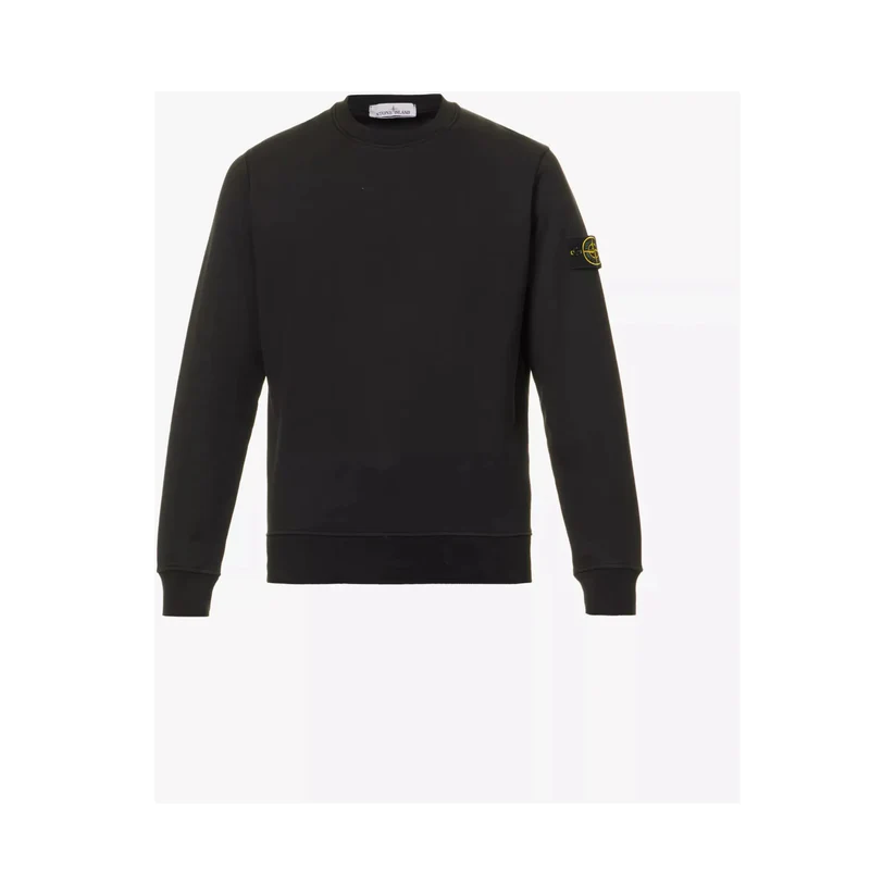 STONE ISLAND Logo-Badge Relaxed Sweatshirt