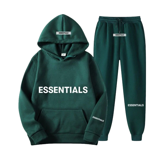 Essentials Fear Of God Green Tracksuit