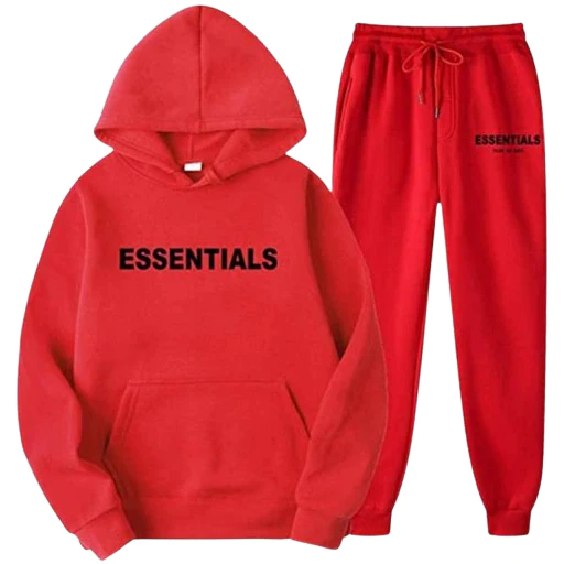 Fear of God Essentials Red Tracksuit