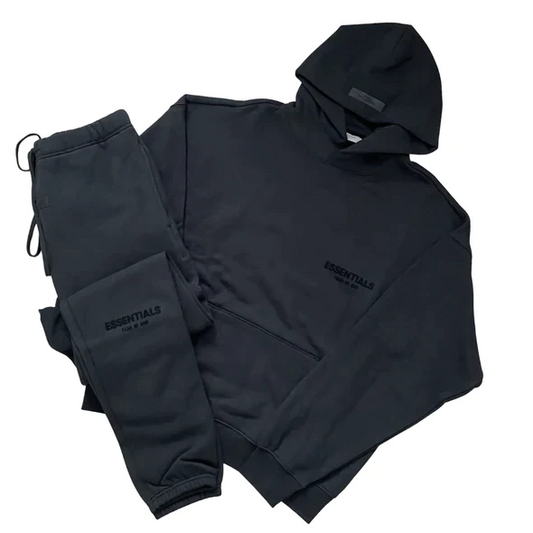 FEAR OF GOD ESSENTIALS BLACK TRACKSUIT