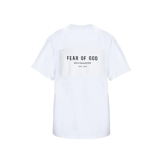 Fear of God 6th Collection White T-shirt