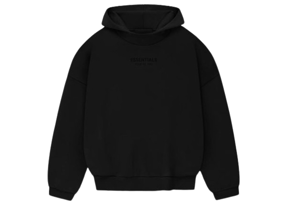 Fear of God Essentials Hoodie Jet Black