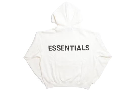 Fear of God Essentials 3M Logo Pullover Hoodie White