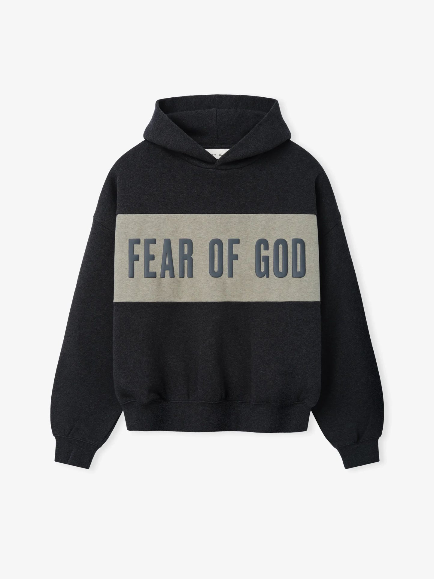 Cropped Relaxed Panelled Hoodie