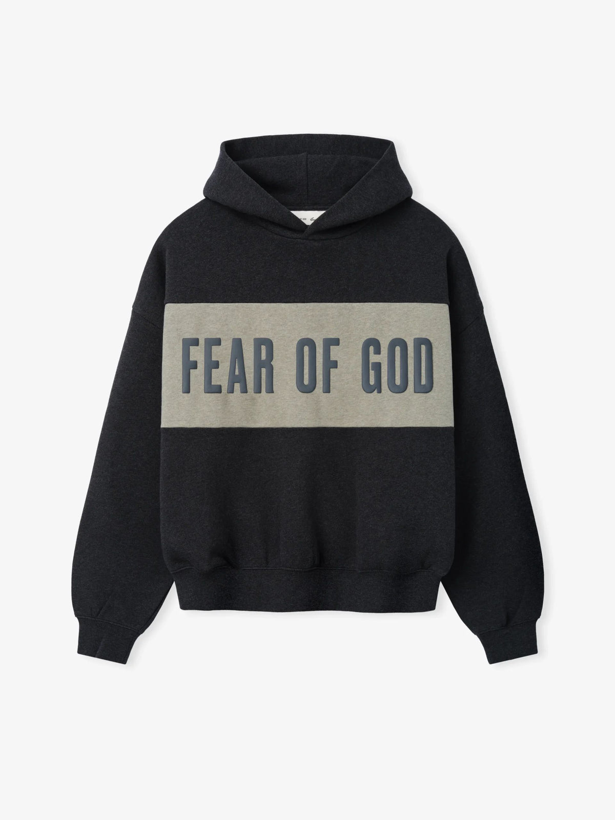 Cropped Relaxed Panelled Hoodie
