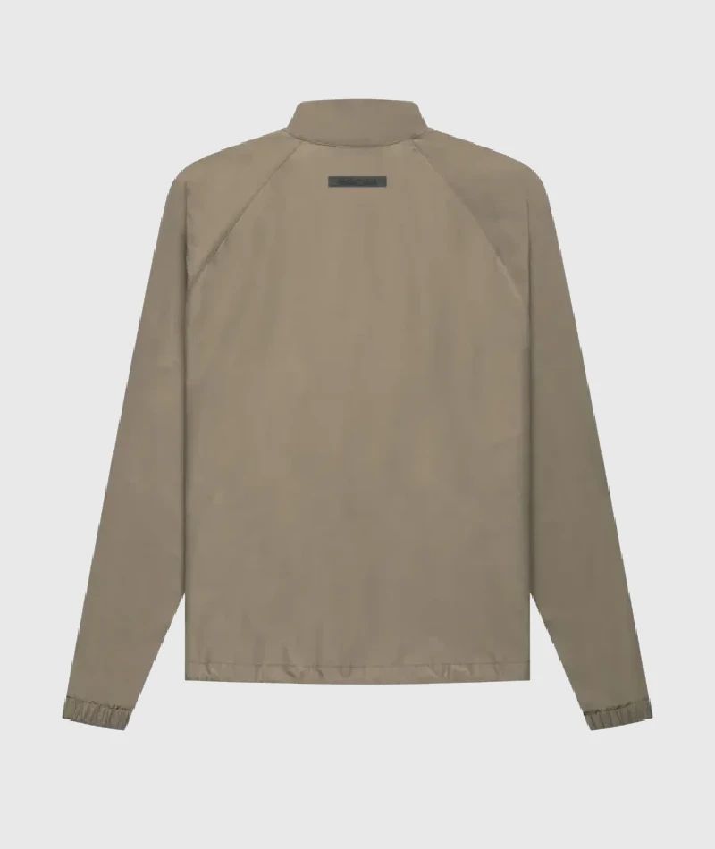 Essentials Summer Half Zip Track Jacket Harvest