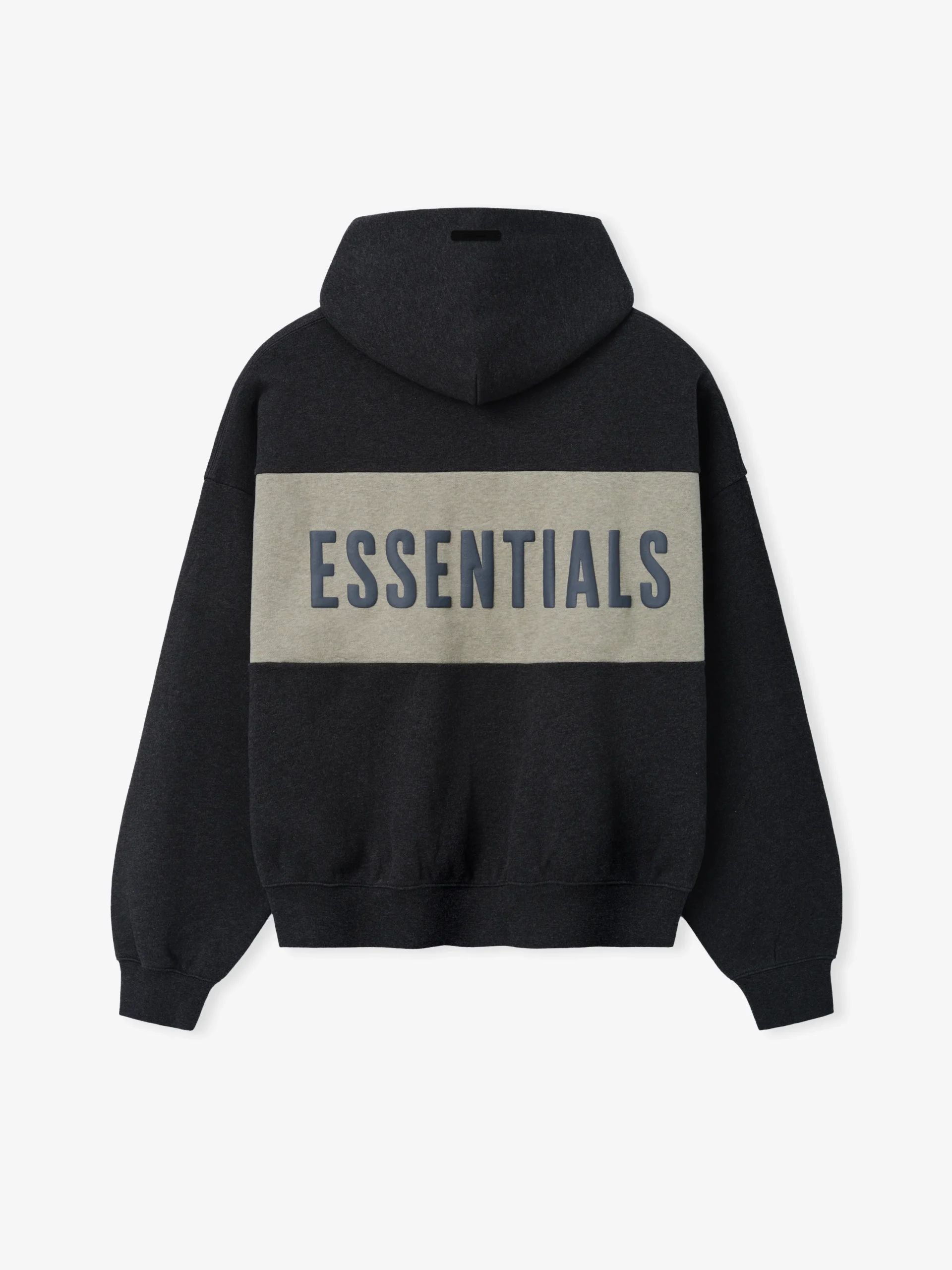 Cropped Relaxed Panelled Hoodie
