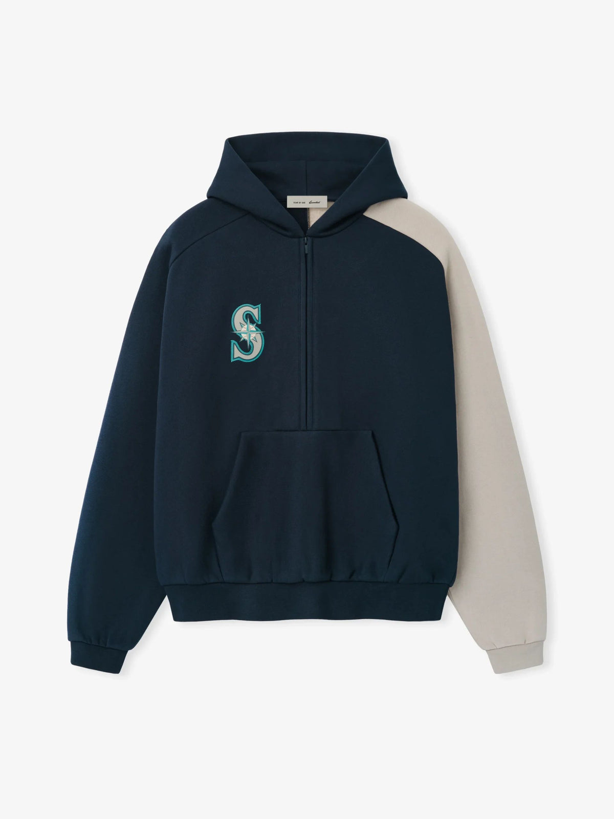 Mariners Raglan Half Zip Sport Hoodie