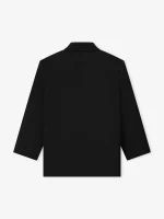 Wool Ripstop Relaxed Long Jacket