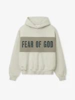 Cropped Relaxed Panelled Hoodie
