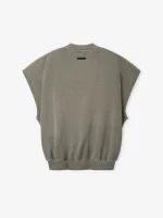 Relaxed Fleece Cutoff Sweatshirt