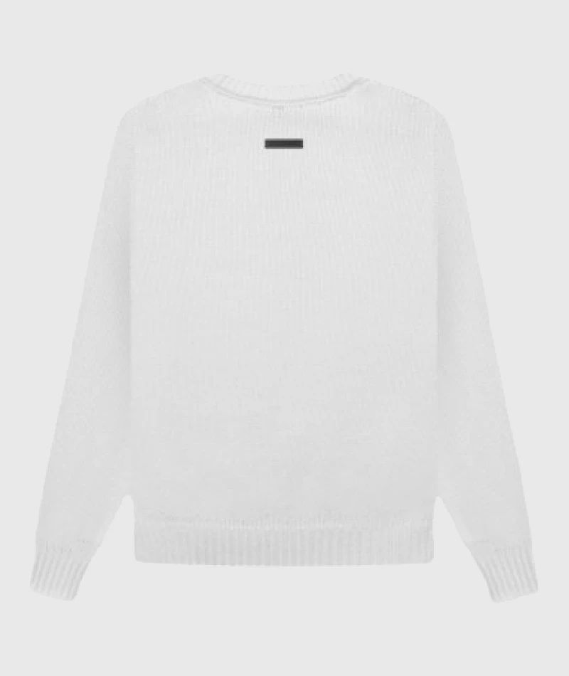 Essentials Overlapped Sweatshirt White