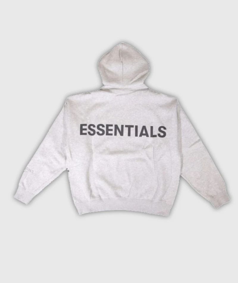 Fear of God Essential 3M Logo Pullover Hoodie Grey