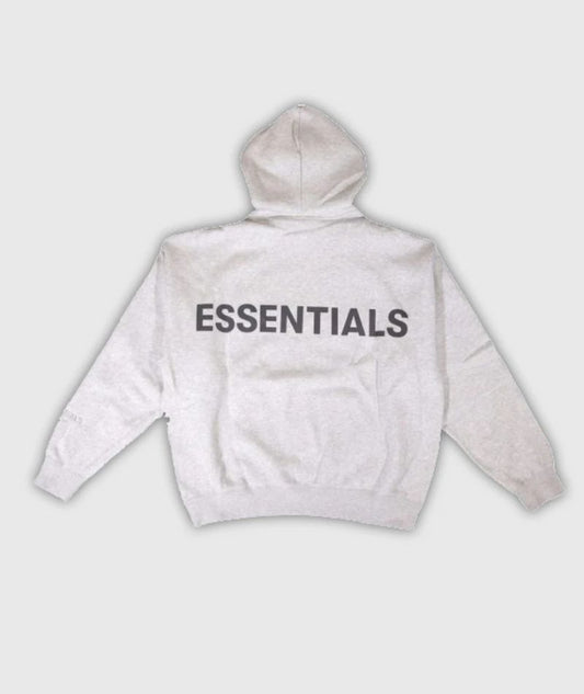 Fear of God Essential 3M Logo Pullover Hoodie Grey