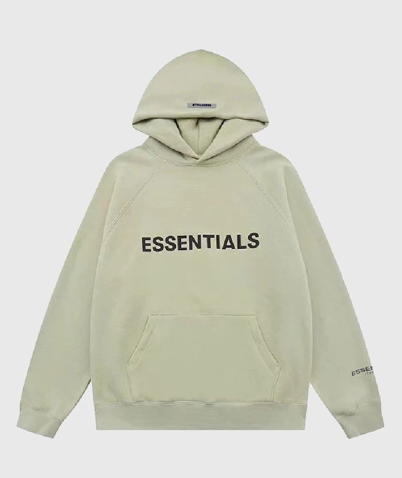 ESSENTIALS Oversized Hoodie Army Green
