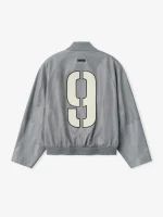 Leather 9 Raglan Bomber Jacket