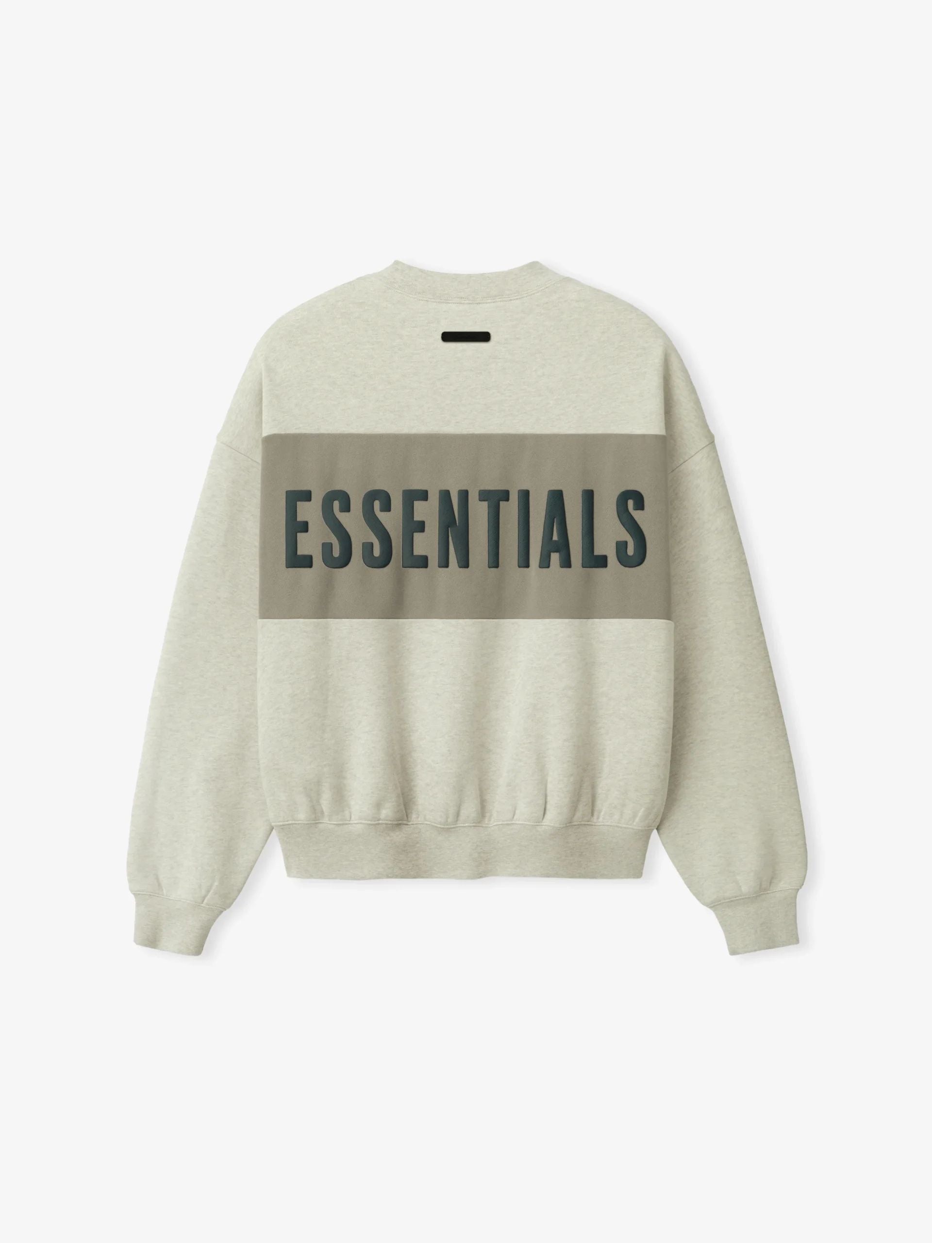 Cropped Relaxed Panelled Sweatshirt
