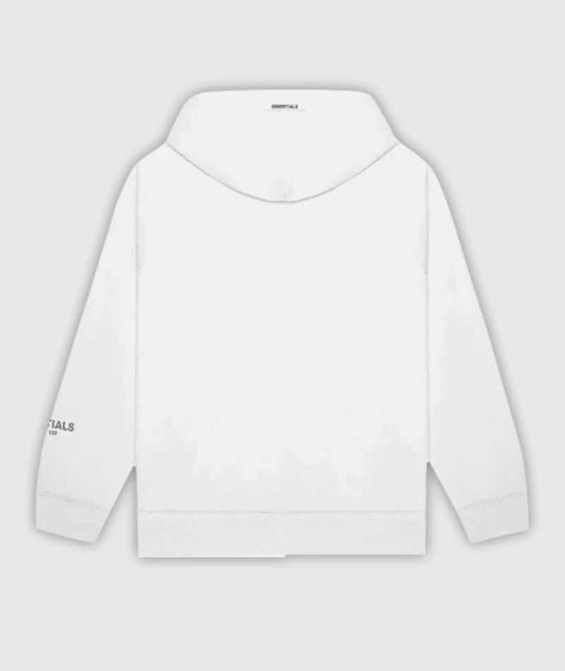Fear of God Essentials Pull-Over Hoodie Applique Logo White