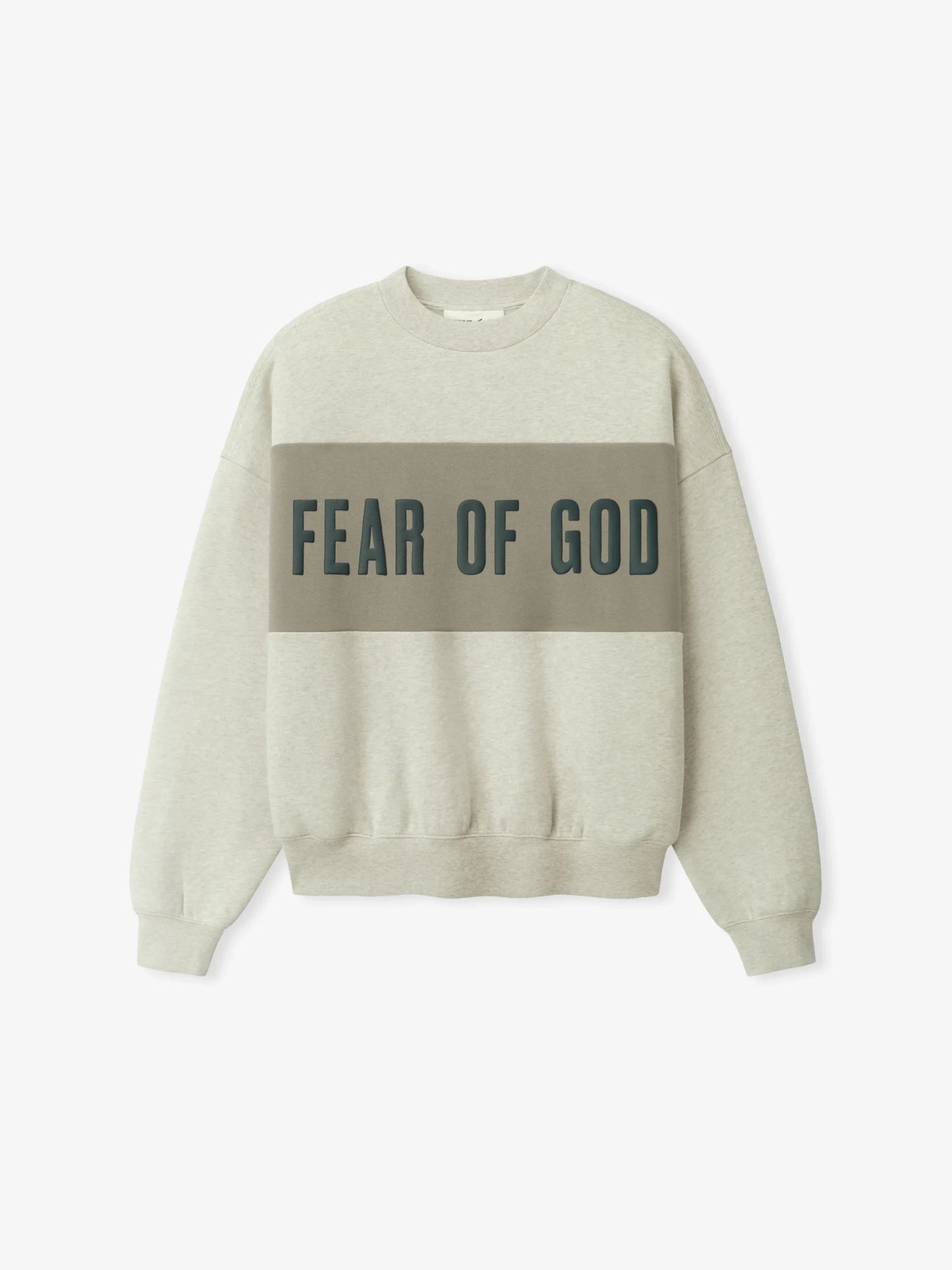 Cropped Relaxed Panelled Sweatshirt