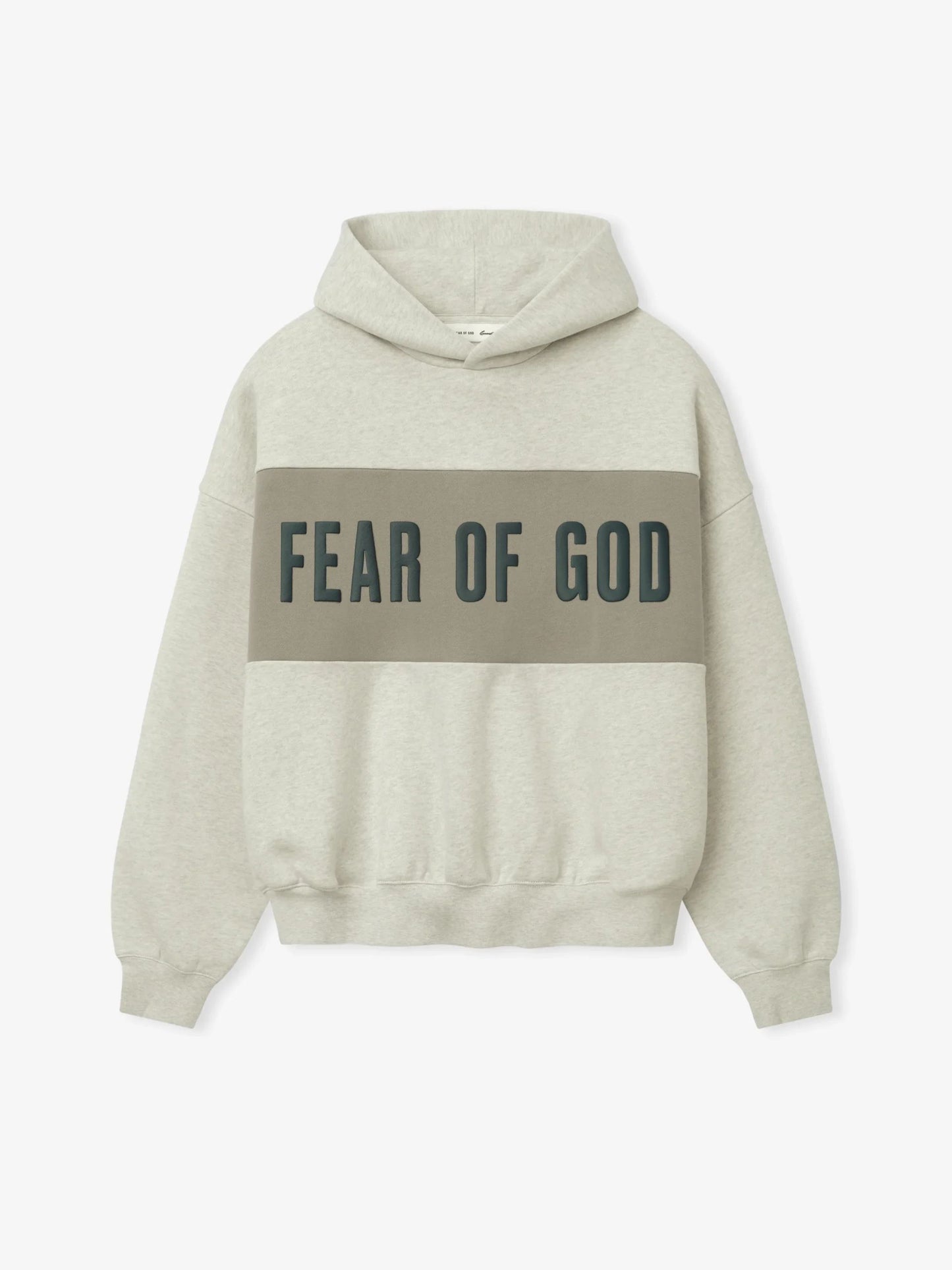 Cropped Relaxed Panelled Hoodie