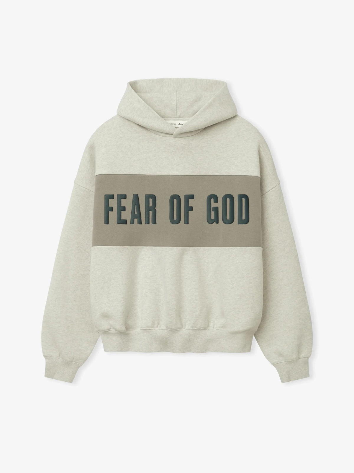 Cropped Relaxed Panelled Hoodie