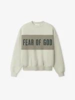 Cropped Relaxed Panelled Sweatshirt