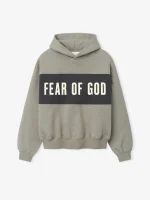 Cropped Relaxed Panelled Hoodie