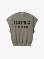 Relaxed Fleece Cutoff Sweatshirt