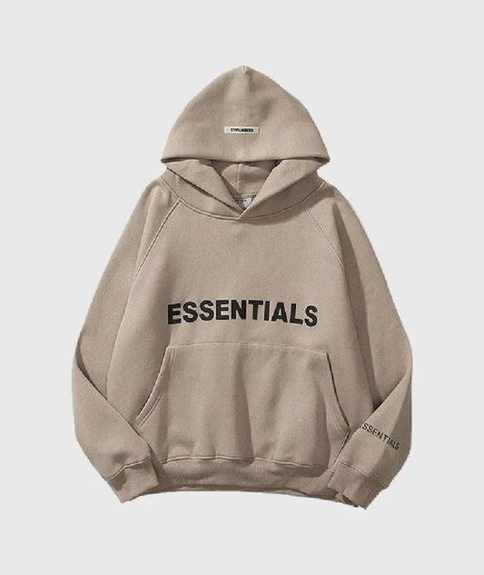 ESSENTIALS Oversized Hoodie Brown