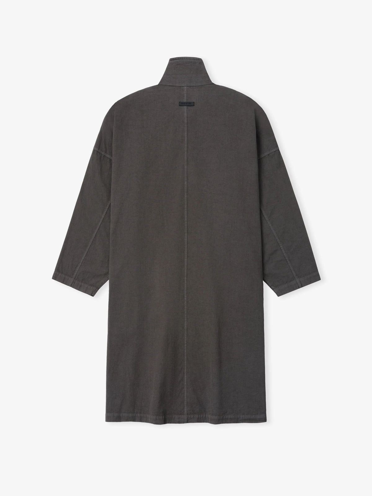 Garment-Dyed Cropped Sleeve Car Coat