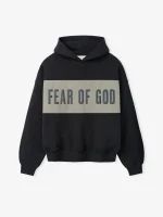 Cropped Relaxed Panelled Hoodie